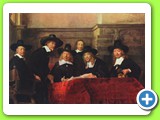 4.3.3.1-04-Rembrandt-Los síndicos del gremio de pañeros (1662) Rijksmuseum Amsterdam
